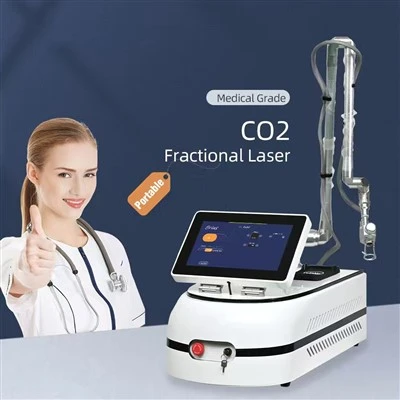 Mesin laser fraksional portabel co2